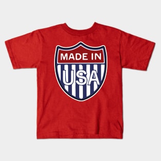 Made in USA Shield Kids T-Shirt